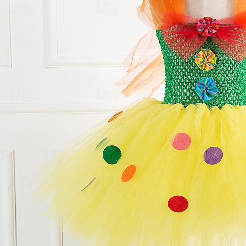 Joker Clown Pomni Halloween Outfits Costume Circus Carnival Costume Cosplay Kid's Girls' Carnival Mardi Gras Performance Party Stage Easy Halloween Costumes Dress Up 2026 - $35.99 –P5