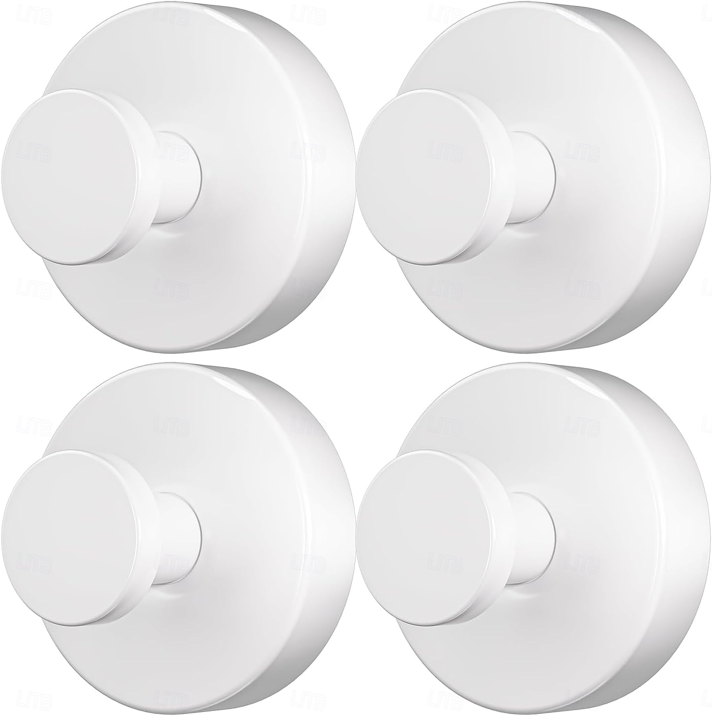 Pachet de 4 cârlige cu ventuză pentru duș, coroane, prosoape, halate, lufă, cârlige de baie detașabile, fără găurire, pentru montare pe pereții băii, bucătărie, sticlă, oglinzi, faianță, suprafețe 2025 - $16.49 –P10