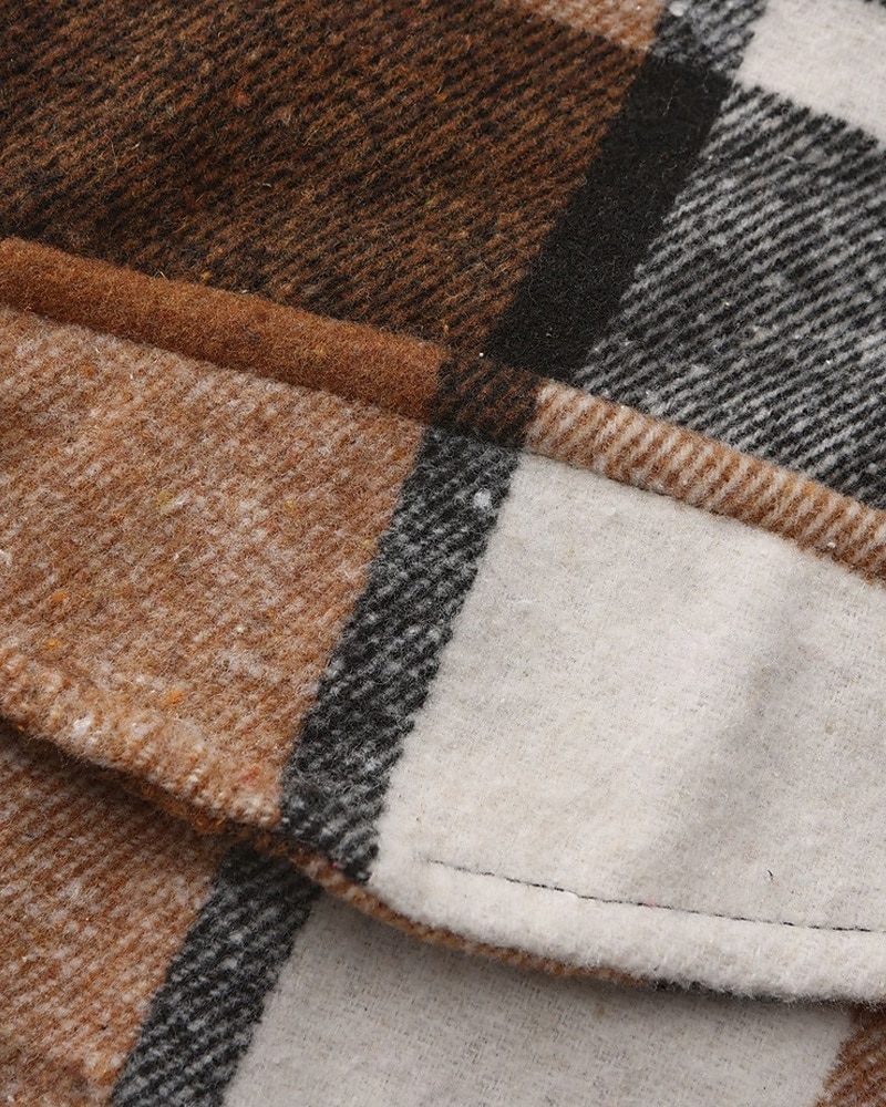 Per uomo Giacca Camicia Giacca Casual Vacanza Quotidiano Calore Termico Tasca Primavera Autunno Plaid Moda Classico Bavero Regolare Grigio scuro Giallo Arancione Grigio chiaro Rosé Giacca del 2026 a $28.99 –P12