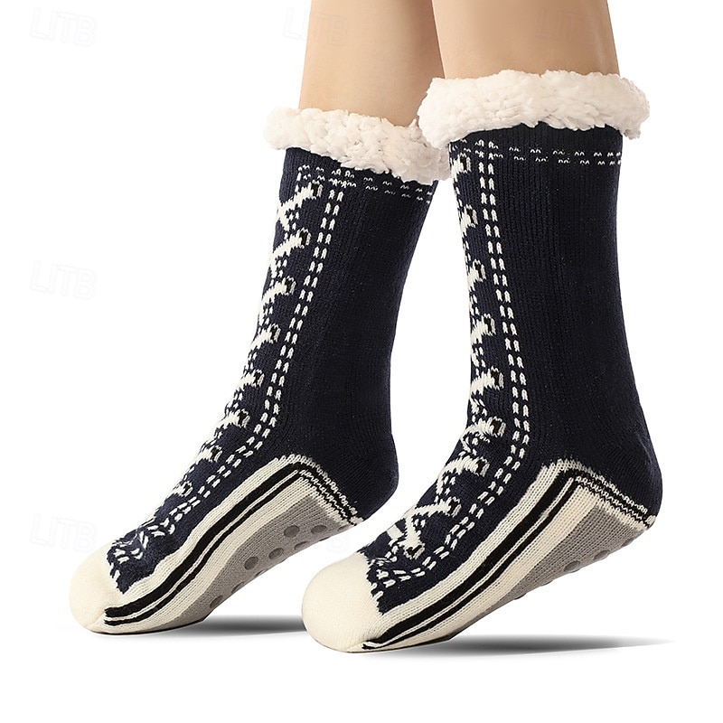 Thick Fuzzy Floor Socks for Women, Indoor Slipper Socks, Cozy Winter Sleep Socks, Extra Plush Warm Socks for Home, Maternity, and Cold Weather 2026 - $23.99 –P9