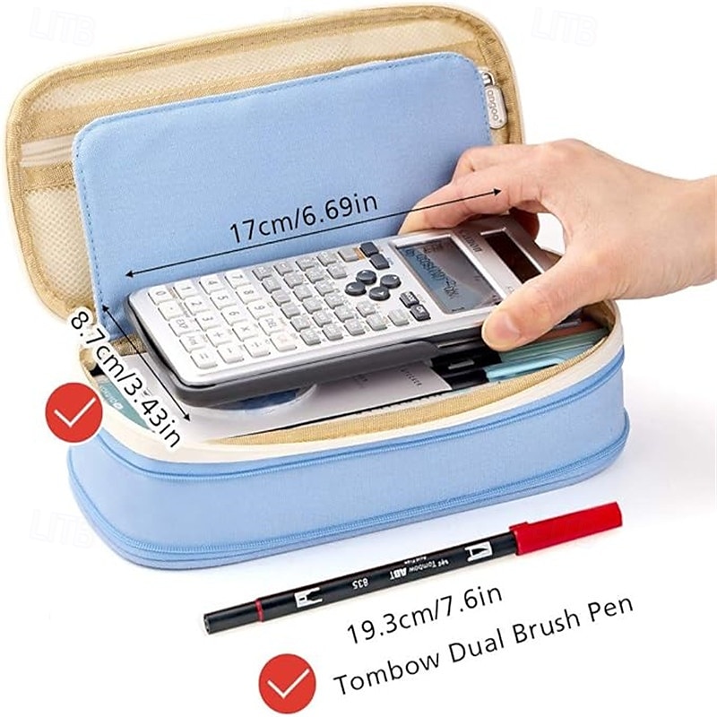 Big Capacity Pencil Pen Case Office College School Large Storage High Capacity Bag Pouch Holder Box 2026 - $15.99 –P8