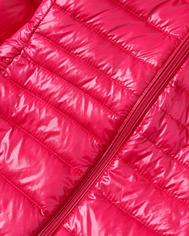 Femmes Doudoune Manteau Chaud Confortable Fermeture éclair Avec Poches Mode Uni Fête Sortir Décontracté Quotidien Week-end Fermeture éclair Long À capuche Coupe régulière manche longue Vêtements de 2025 ? $57.99 –P14