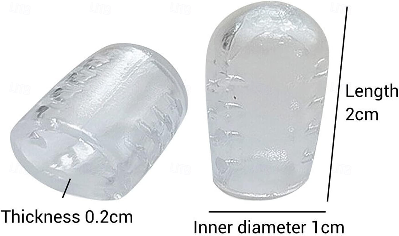 30 pezzi di protezioni per dita in silicone per donne, separatori di dita in gel anti-attrito, copri dita traspiranti per uomini e donne, manicotti per dita per unghie incarnite, calli, duroni, del 2026 a $12.49 –P8