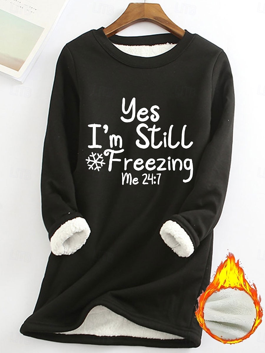 Жен. Пуловер Толстовка Графика Теплый На каждый день нечеткий Длинный рукав Круглый вырез Обычные топы Для улицы Повседневные Черный Желтый Розовый Темно-розовый Красный Весна Осень Зима 2025 - $25.99 –P5