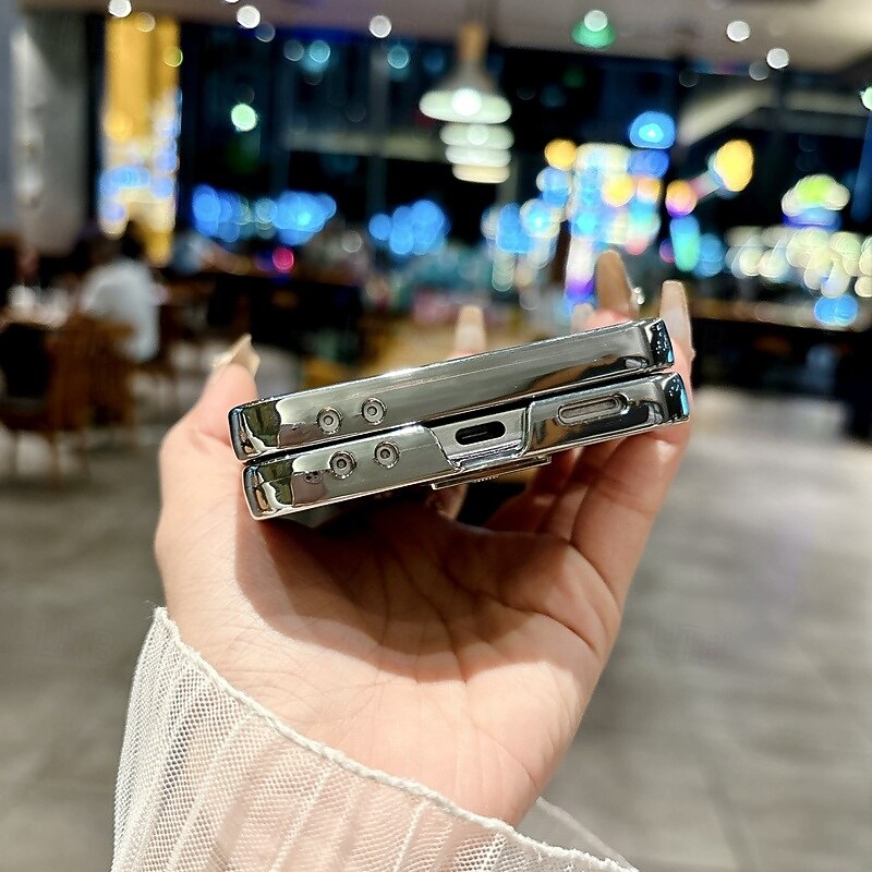 2025年 電話 ケース 用途 サムスンのギャラクシー Zフリップ7 Zフリップ6 Z Flip 5 Z Flip 4 バックカバー 耐衝撃 カラーグラデーション PC  コレクション – $12.99 –P11