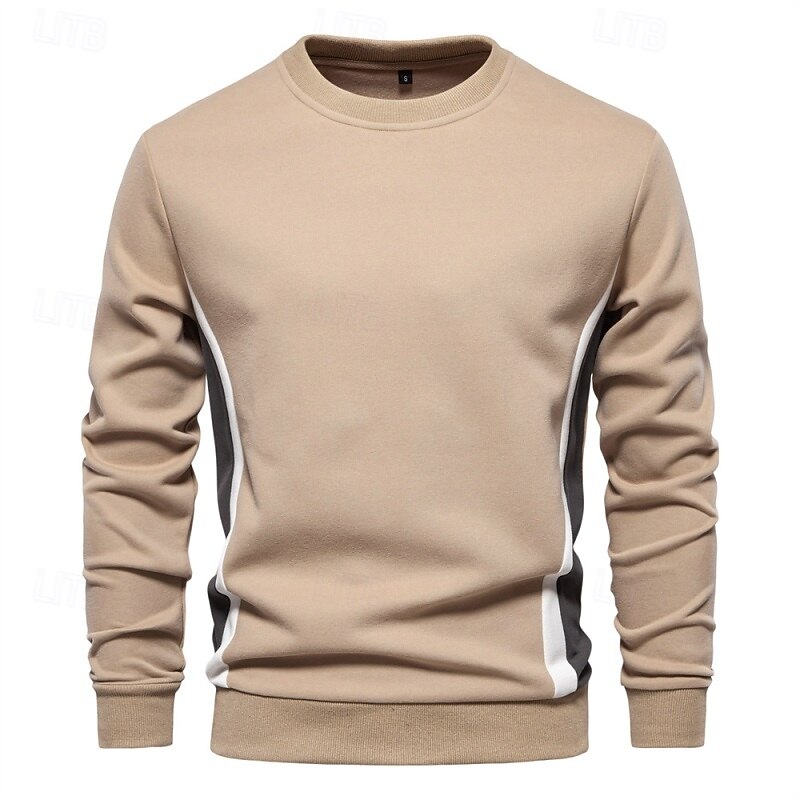 Per uomo Maglia Felpa con cappuccio Maglione Aalbicocca Blu denim Nero Giallo Blu marino Girocollo Semplice Patchwork Blocco di colore Sport & Outdoor Casuale Quotidiano Streetwear Cool Abbigliamento del 2026 a $28.99 –P1