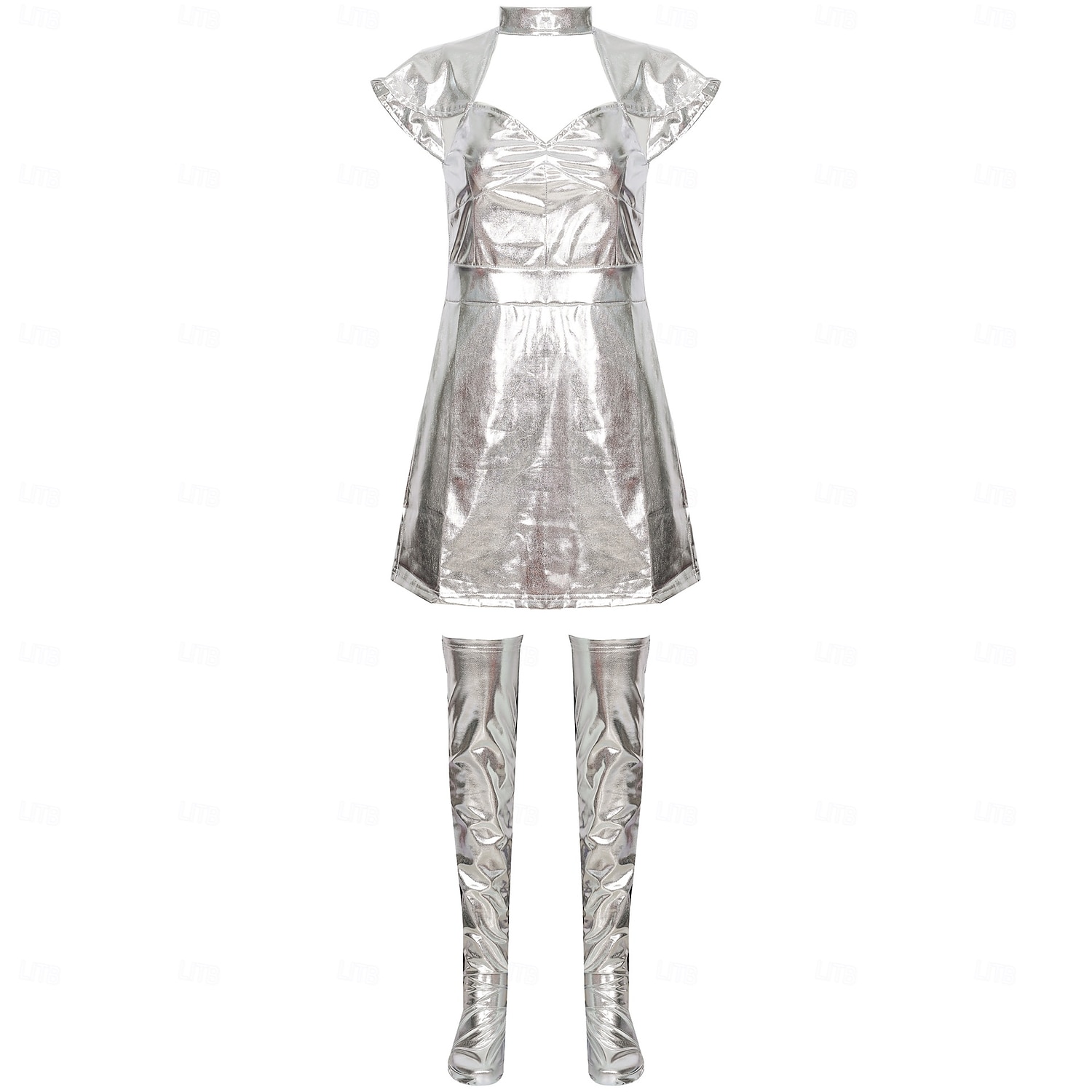 Kostuum Robot Astronaut Cosplay Volwassenen Dames Halloween Carnaval Feest Prestatie Aankleden 2026 - $43.99 –P8