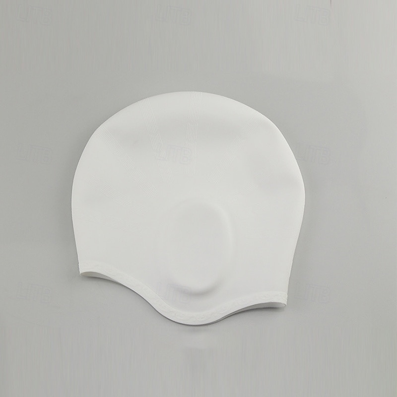قبعة سباحة من السيليكون إلى بالغين سيليكون غرفة إضافية ملائمة مريح مقاوم للكلور ومضاد للحساسية سباحة تزلج على الماء 2026 - $5.49 –P7
