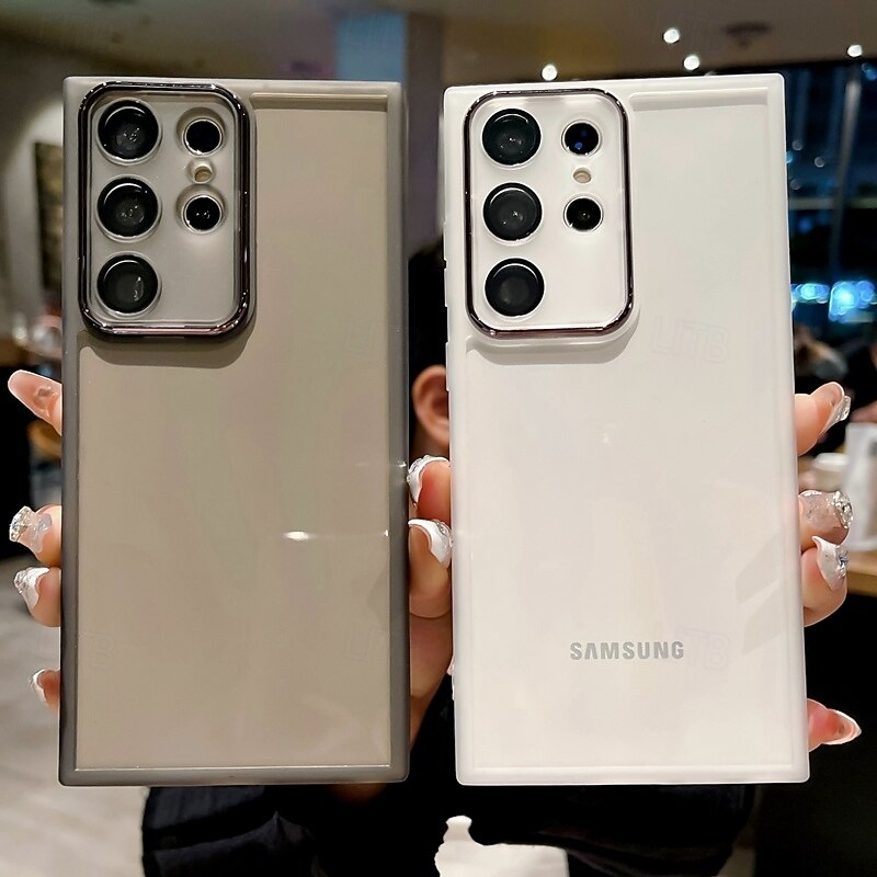 τηλέφωνο tok Για Samsung Galaxy S25 S25 Edge S24 S24 FE S23 Ultra Plus S22 Plus Ultra A16 A55 5G A35 5G A25 Πίσω Κάλυμμα Ανθεκτική σε πτώσεις Διαβάθμιση χρώματος Σιλικόνη 2025 - $7.99 –P11