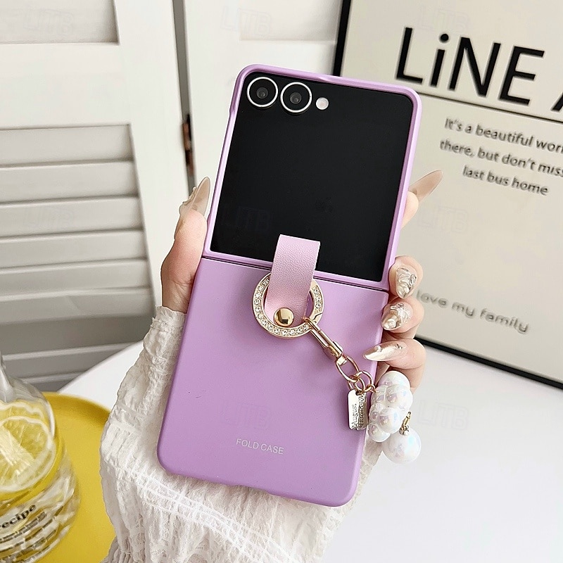 телефон Кейс для Назначение SSamsung Galaxy Z Flip 7 FE Z-флип 6 Z Flip 5 Z Flip 4 Кейс на заднюю панель Кольцо Пряжка Защита от удара Ретро ПК 2025 - $14.99 –P3