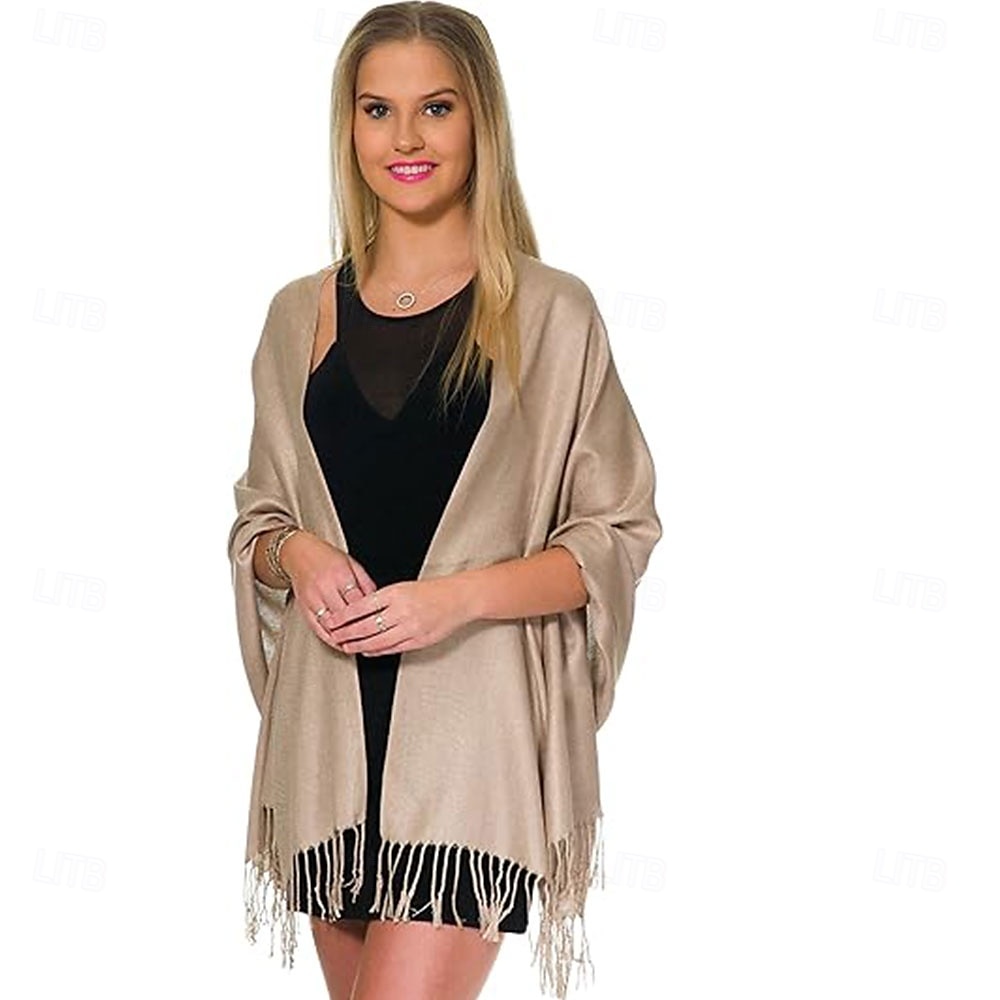 Pashmina Shawls and Wraps for Evening Dresses Large Soft Pashminas Wedding Shawl 2025 - $26.99 –P4