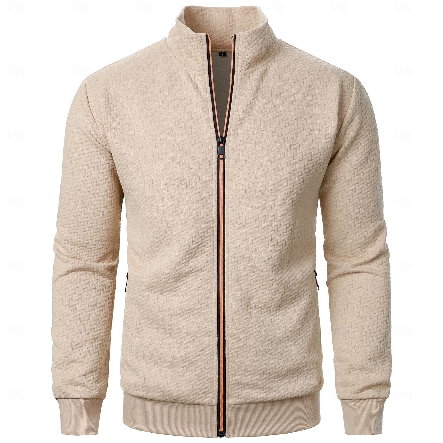 Men's Outdoor Jacket Sport Coat Formal Home Pocket Minimalist Spring Fall Solid Color Active Neutral Shirt Collar Regular Black Burgundy Navy Blue Khaki Grey Jacket 2026 - $28.99 –P2