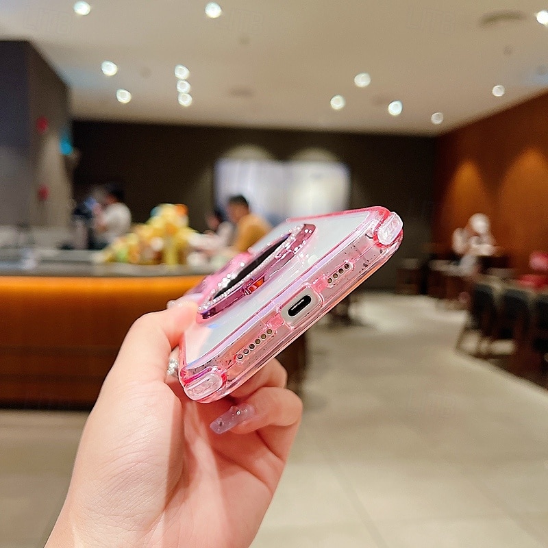2025年 電話 ケース 用途 16 15 14 Pro Max Plus 16e 13 Pro Max バックカバー ミラー キックスタンド 耐衝撃 レトロ風 TPU PC コレクション – $11.99 –P3