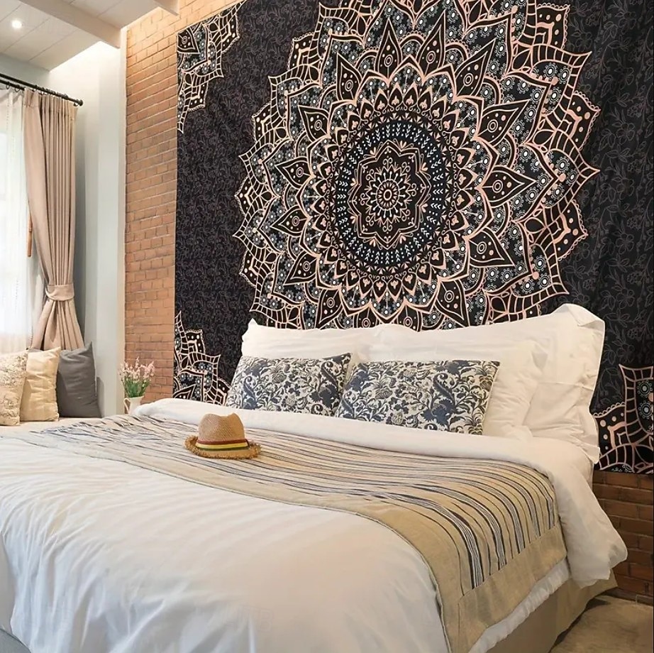 tapeçaria Tapeçarias Mandala Geométrica Boêmio Quarto Sala de estar Dorm Decorações de parede de porta de fundo de 2026 por $21.99 –P3