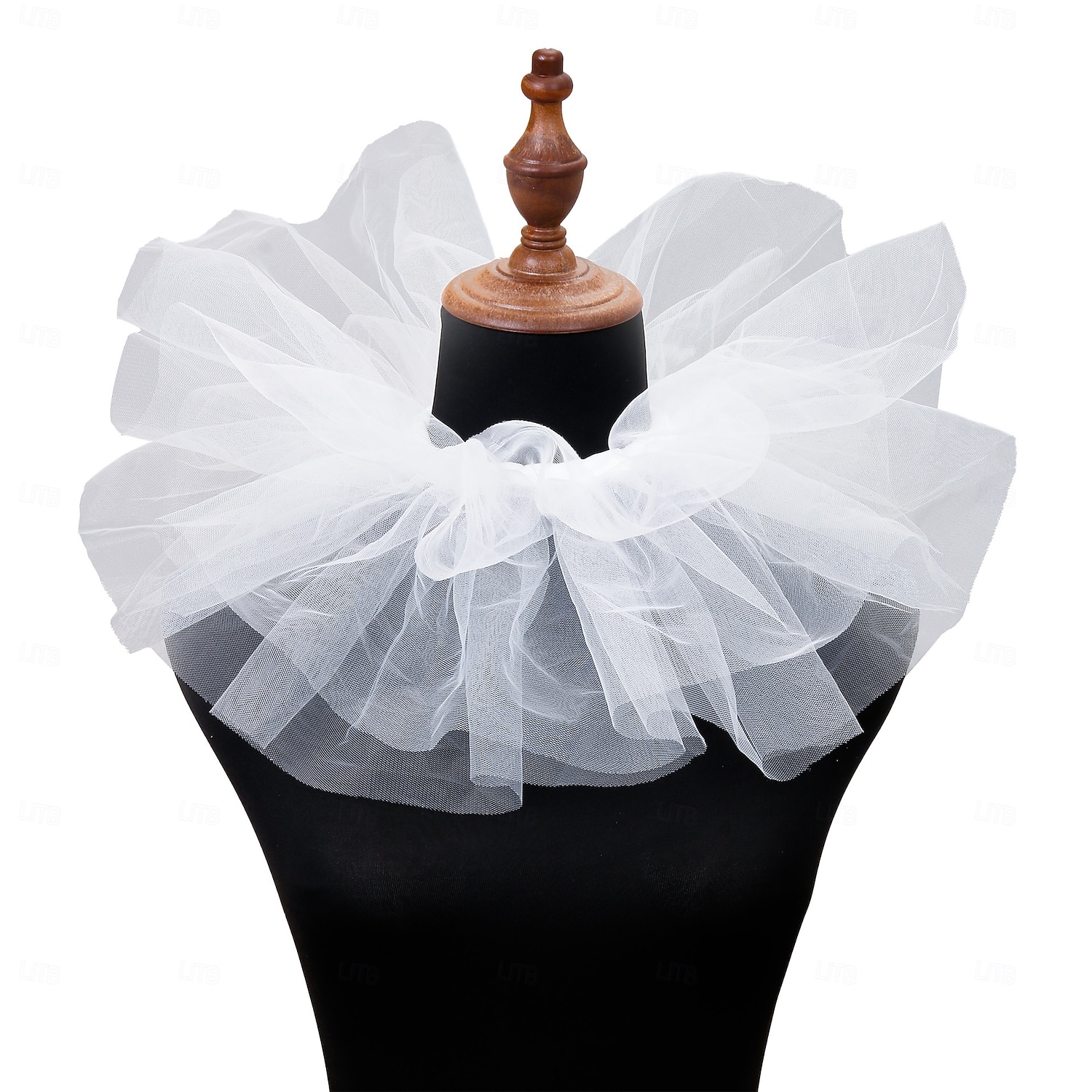 Rokoko Viktorianisch Renaissance Tüllkragen Zirkus Clown Kostüm Unisex Halloween Karneval Leistung LARP Renaissance-Messe Erwachsene Kragen Ganzjahres 2025 - $13.49 –P9