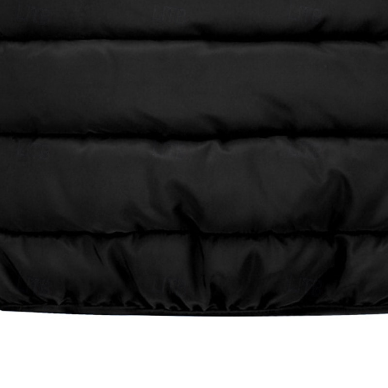 Herr Pufferväst Väst Gilet Semester Dagligen Datum Mode Ledigt Vinter Ficka Polyester Håller värmen Bekväm Ensfärgat Dragkedja Huva Normal Svart Rubinrött Orange Mörkblå Väst 2025 - $26.99 –P9