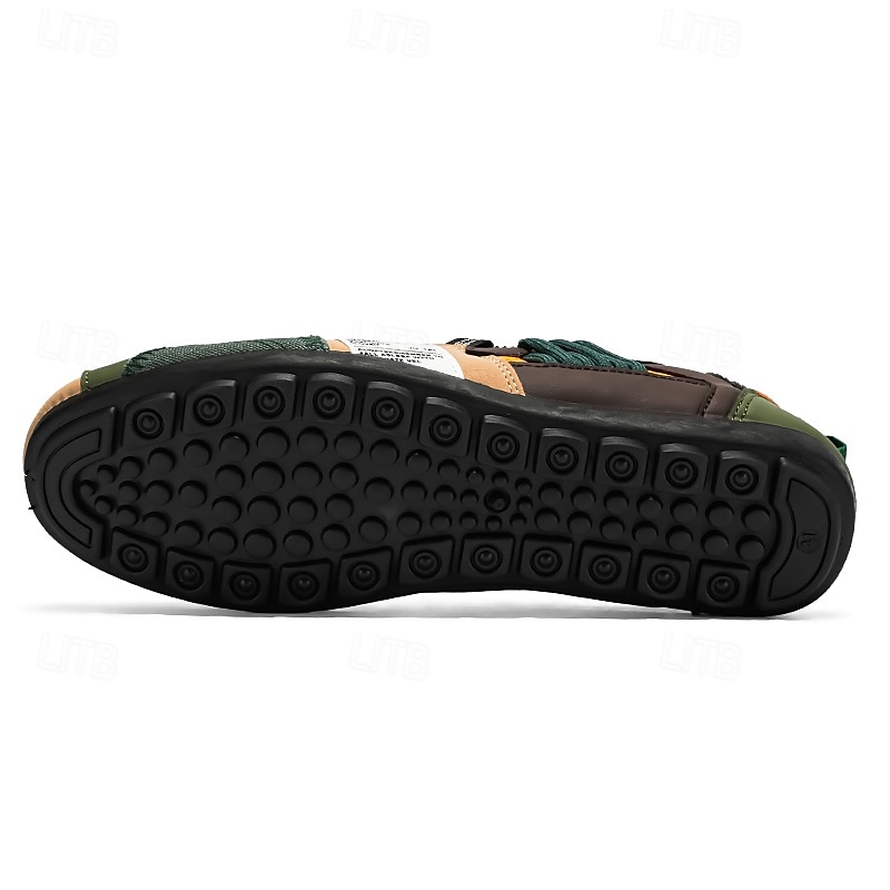 2026年 メンズのグリーンとイエローのメッシュスニーカー - ウォーキング、旅行、ストリートスタイルに最適なカラーブロックの通気性のあるカジュアルスポーツシューズ  コレクション – $34.99 –P8