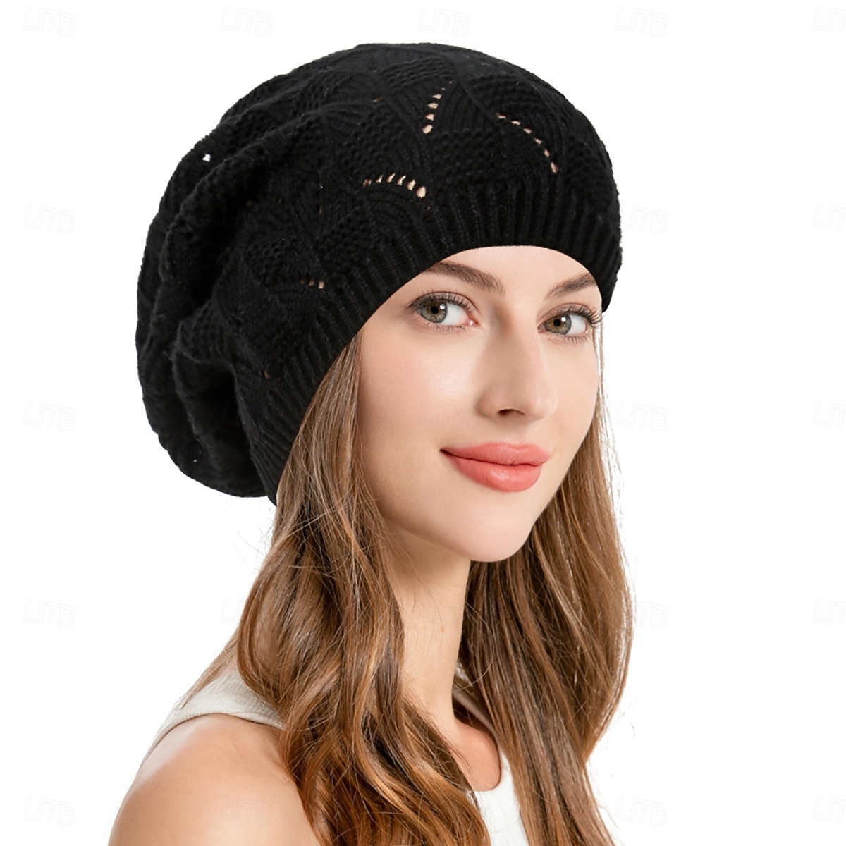 Dames Hoed Meloen Cap draagbaar Ademend Buiten Straat Gebreid Heldere kleur 2026 - $5.99 –P2