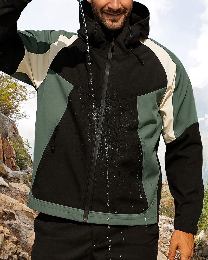 Hombre Cortavientos Chaqueta Chaqueta Softshell Chaqueta para senderismo Al aire libre Impermeable Resistente al Viento Trajes de senderismo Ropa de senderismo Primavera Otoño Camiseta Camping 2025 - $44.99 –P3