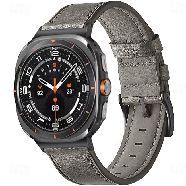 Óraszíj mert Samsung Galaxy 8. óra 40/44 mm 8. óra klasszikus 46 mm Valódi bőr Csere Szíj Állítható Rozsdamentes acél csat Bőr Link Karszalag 2025 - $19.99 –P5
