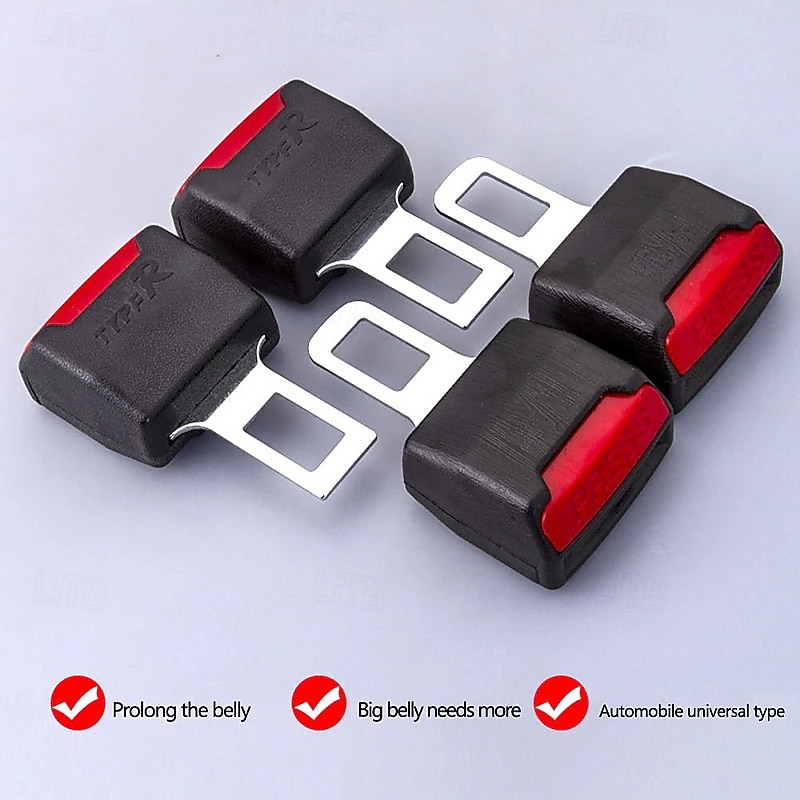 6pcs Car Seat Belt Clip Extension Plug Car Safety Seat Lock Buckle Seatbelt Clip Extender   Converter Accessories 2026 - $16.99 –P14
