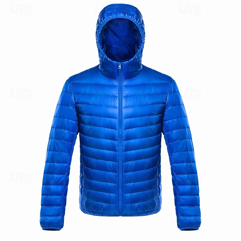 Miesten Talvitakki Untuvatakki Puhujakki Pehmustettu takki Tasku 50% valkoinen ankka Loma Arki-asut Deitti Normaali Muoti Vapaa-aika Mukava Pidä lämpimänä Talvi Yksivärinen / yksivärinen Viini Musta 2026 - $44.99 –P6