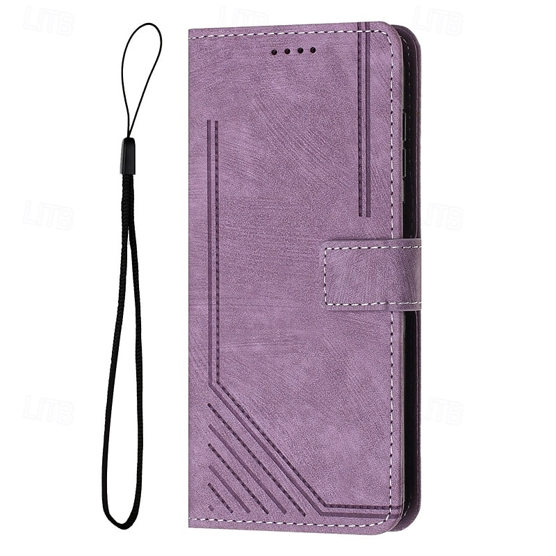 teléfono Funda Para iPhone 17 Air 16 15 14 Pro Max Plus 16e 13 Pro Max Mini Funda Trasera con correa de muñeca Caballete Ranura para tarjetas Retro TPU Cuero de PU 2025 - $11.99 –P1