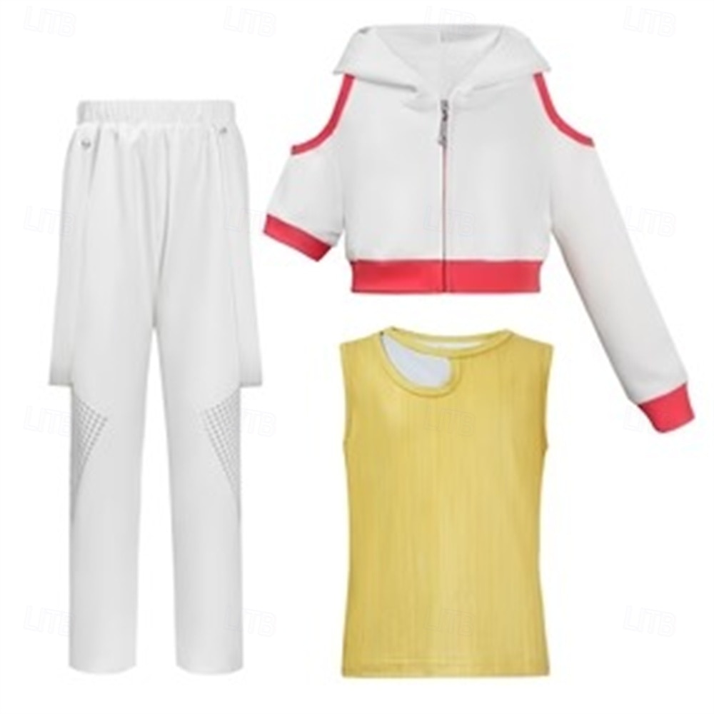 Zombie Nova Cheerleader Skirt Coat T-shirt Movie Cosplay Costume for Girls' Kid's Halloween Performance Halloween Masquerade 2026 - $32.99 –P6