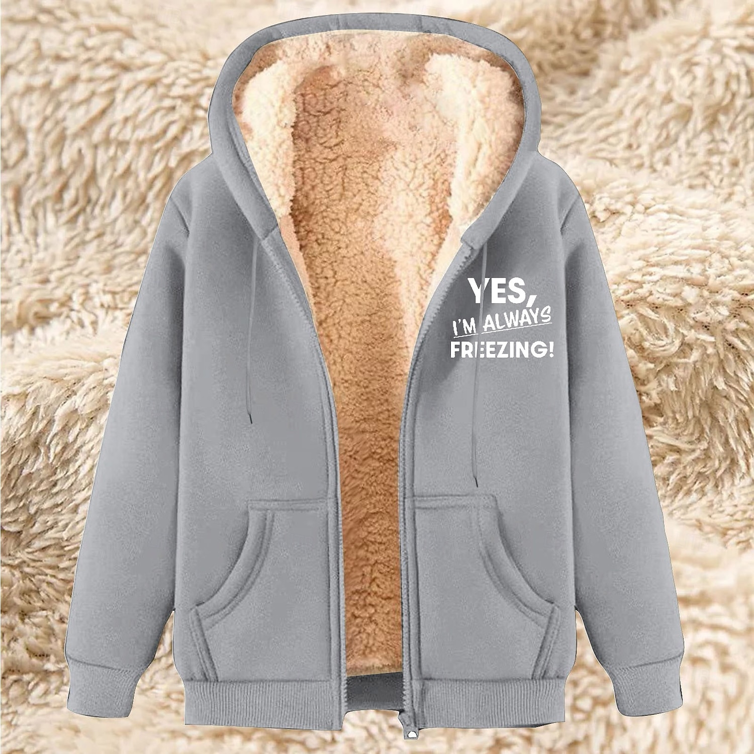 Homme Sweat à capuche zippé intégral Sweat à capuche zippé Veste en Polaire Sweat à capuche en polaire Abricot Noir Rouge Bleu Vert À capuche Uni Lettre Impressions Graphiques Fermeture éclair Avec de 2025 ? $20.99 –P1