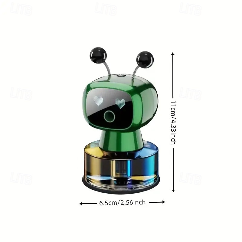 Robot intelligente autoluchtverfrisser met USB-oplaadfunctie, vier geurintensiteitsinstellingen, ideaal autoaccessoire en perfect cadeau 2025 - $19.99 –P7