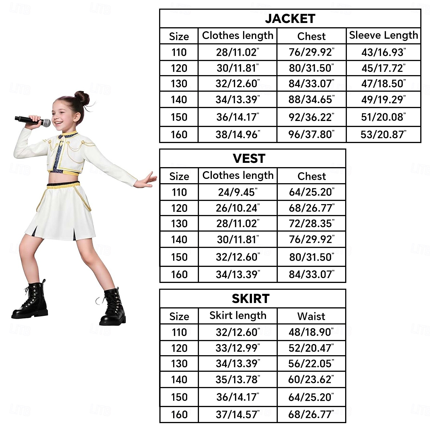 Zainspirowany koreańskim idolem Gwiazda popu Kostium Fantazyjne przebranie Wirtualny idol Kostiumy z filmów for Dla dziewczynek Dzieci Halloween Karnawał Spektakl Comic Con Anime Expo 2025 - $28.99 –P17