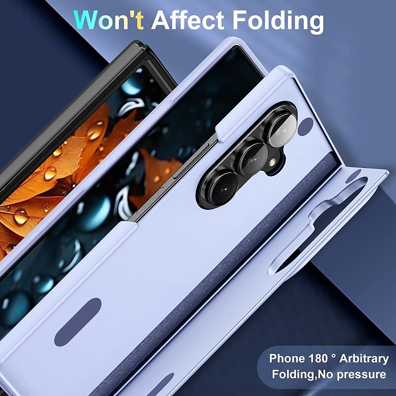 телефон Кейс для Назначение SSamsung Galaxy Z-образный сгиб 7 Z-сгиб 6 Z Fold 5 Z Fold 4 Кейс на заднюю панель Откидная подножка Защита от удара Ретро ПК 2025 - $14.99 –P4