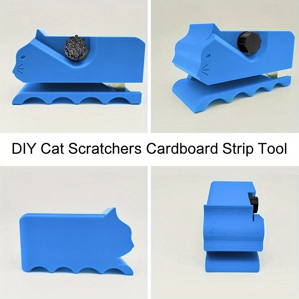 1pc DIY Cat Scratch Board Cutter Tool - Manual Cardboard Cutting Device with Sharp Edge Creation for Scratch Boards, Boxes, Gift Decorations - Safe for Cats, Easy-to-Use Household Crafting Tool 2025 - $7.99 –P7