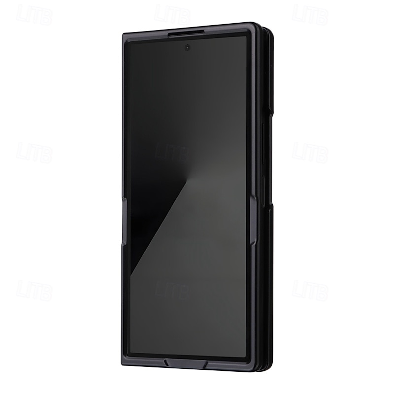 telefono Custodia Per Samsung Galaxy Piegatura a Z 7 Z Fold 6 Z Fold 5 Z Fold 4 Copertura Posteriore Resistente agli urti Retrò TPU Pelle PU del 2025 a $9.99 –P4