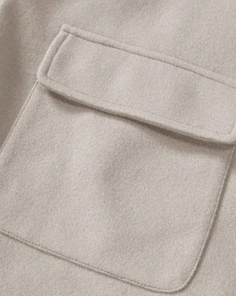 Herren Leichte Jacke Freizeitjacke Urlaub Täglich Atmungsaktiv Tasche Herbst Winter Einfach Mode Klassisch Revers Regulär Aprikose Schwarz Jacken 2025 - $32.99 –P9