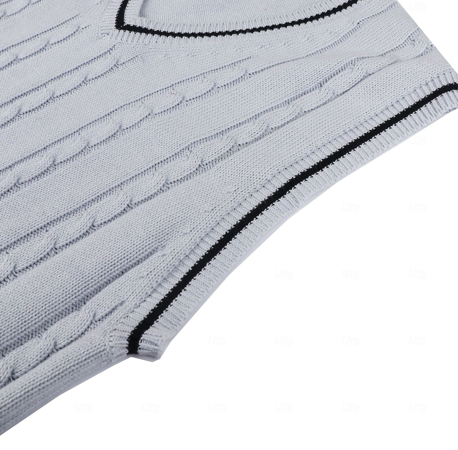 Herren Pullunder Kleid Pullover Pullover Weste Strickpullover Gerippt Zopfmuster Stricken Normale Oberteile Gestrickt Einfach V Ausschnitt Mode Lässig Urlaub Alltagskleidung Bekleidung Herbst Winter 2025 - $22.99 –P4