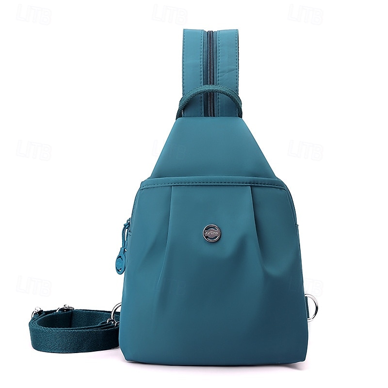 Bolso de viaje impermeable de dos vías, mini mochila para mujer 2025, bolso de pecho de tela Oxford antirrobo, mochila informal de moda para el hombro. 2026 - $30.99 –P15