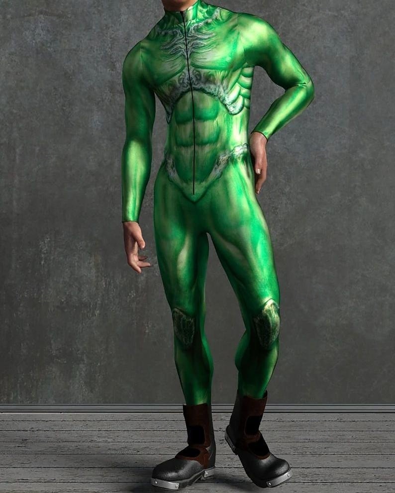 Trajes Zentai estampados Traje de cosplay Body Estampado Disfraz de carnaval Traje de Cuerpo Completo Hombre Mujer Disfraz Sexy Víspera de Todos los Santos Traje para Rendimiento Fiesta Mascarada 2025 - $29.99 –P8