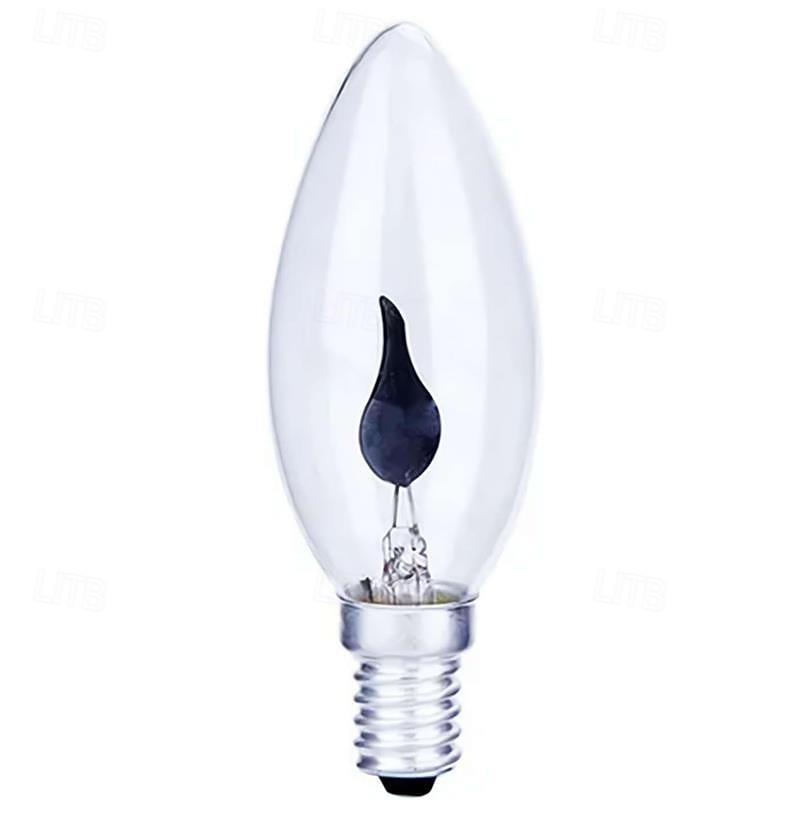 lampadine a incandescenza stile tremolante e14/e27, lampadine a candela, lampade a candela di Halloween, lampadine a effetto fiamma a LED del 2025 a $16.49 –P6