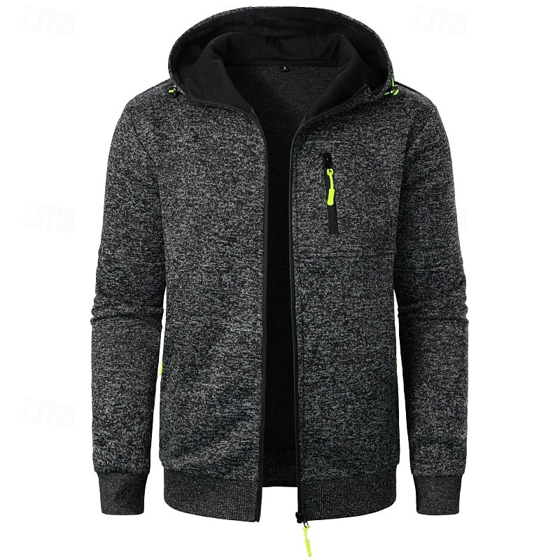 Homme Sweat à capuche Sweat à capuche zippé intégral Sweat à capuche tactique Rouge vin Bleu Denim Noir Vert Véronèse bleu marine À capuche Uni Fermeture éclair Sport & Loisir Occasionnel Quotidien de 2025 ? $23.99 –P3