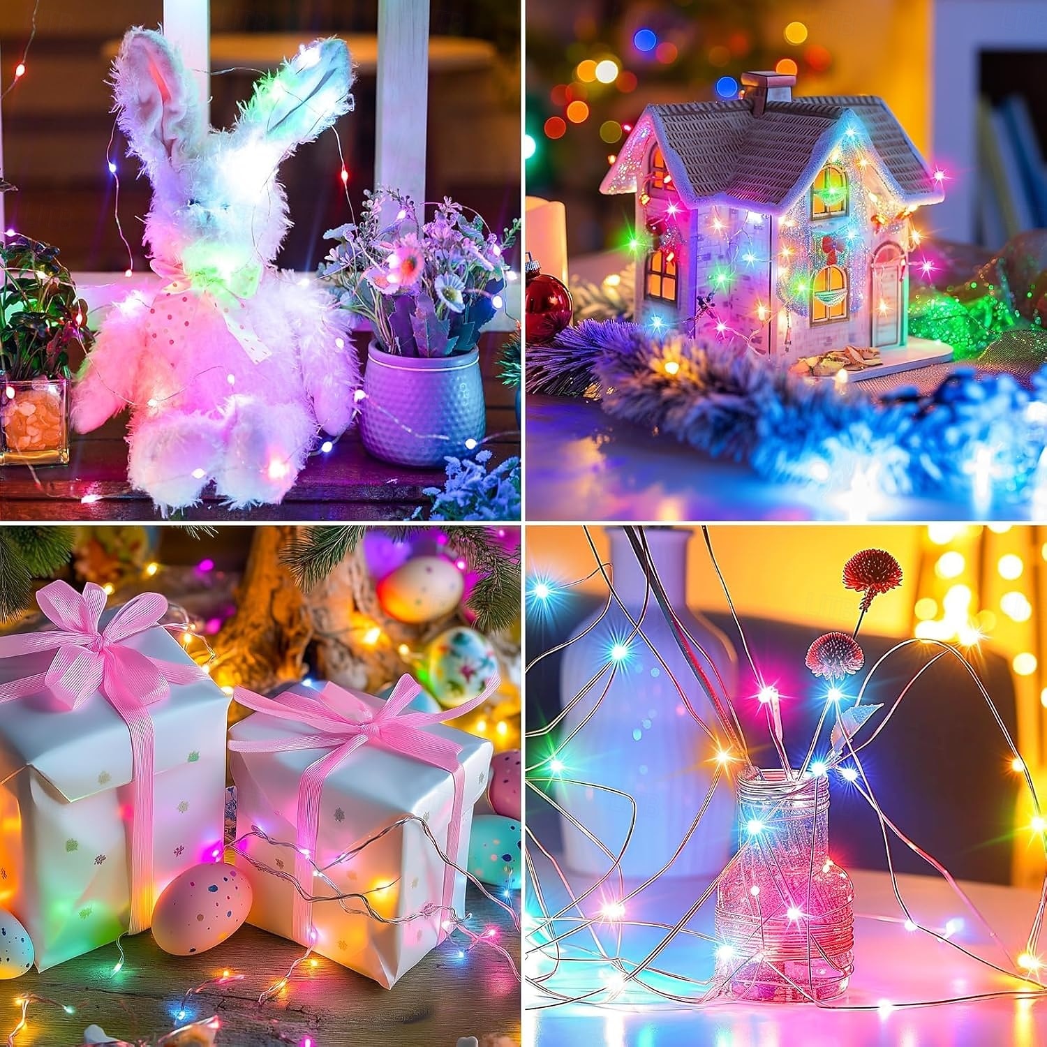 2m Guirlandes Lumineuses 20 LED Blanc Chaud Blanc Rouge Lumières de fil de cuivre Halloween Étanche Vacances Alimenté par piles de 2025 ? $12.99 –P11