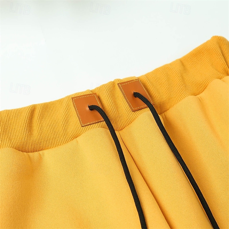 Per uomo Pantaloni in Pile Pantaloni da tuta Joggers Pantaloni invernali Pantaloni Coulisse Tasca Elastico in vita Semplice Comodità Caldo Sport all'Aperto Quotidiano Moda Casual Nero Giallo del 2025 a $21.99 –P6