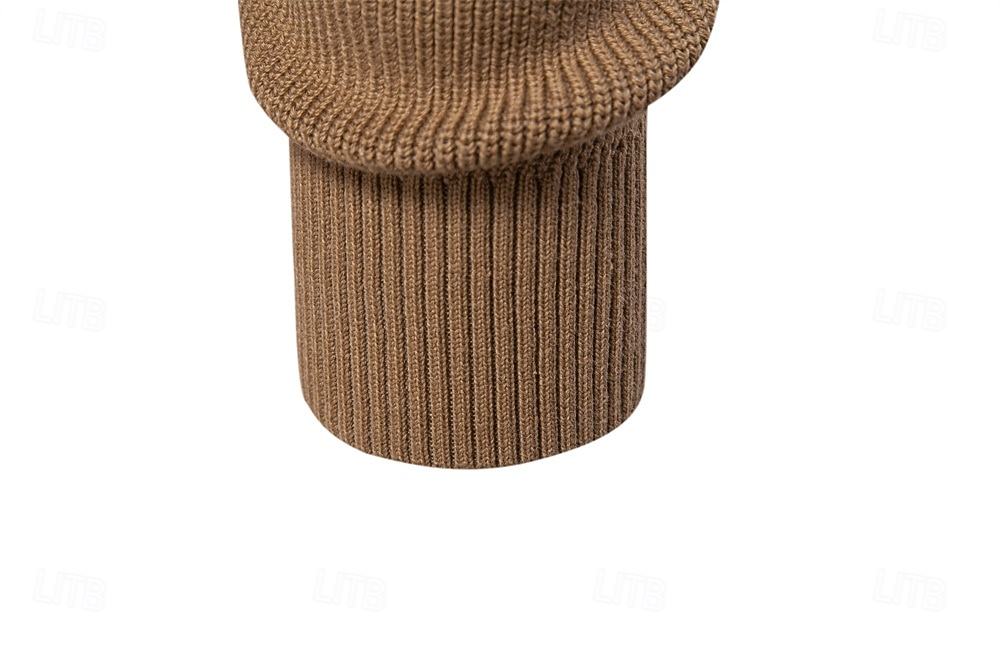 Miesten Pusero Neuloa Tavalliset topit Puolet vetoketjusta Tavallinen Pystykaulus Tyylikäs Aja sivuun Koulu Loma Vaatetus Kevät Syksy Musta Tumma laivastonsininen S M L 2025 - $50.99 –P24