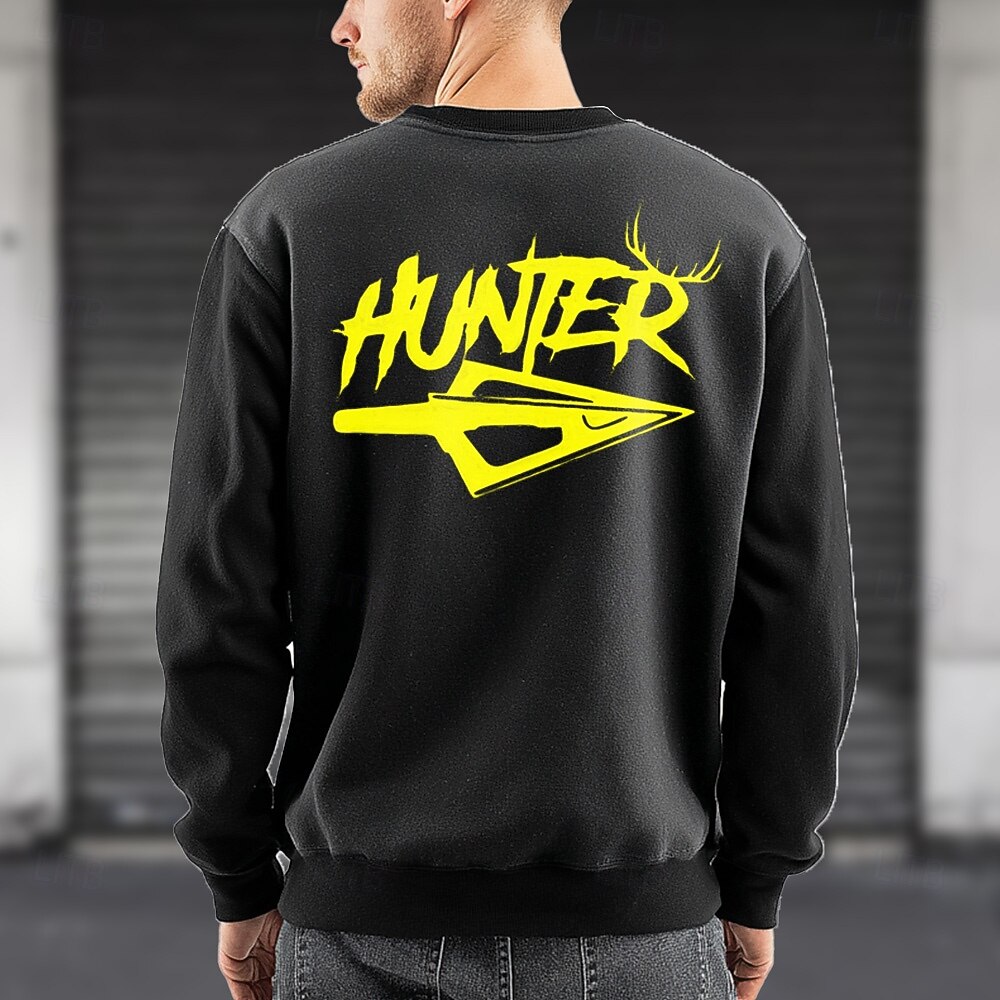 Herre Bakavtrykk Genser Mote Daglig Crew-hals Hjem Sport & Utendørs Gateklær Hvit Gul Crewneck 3D Alle årstider Designer 2025 - $26.99 –P4