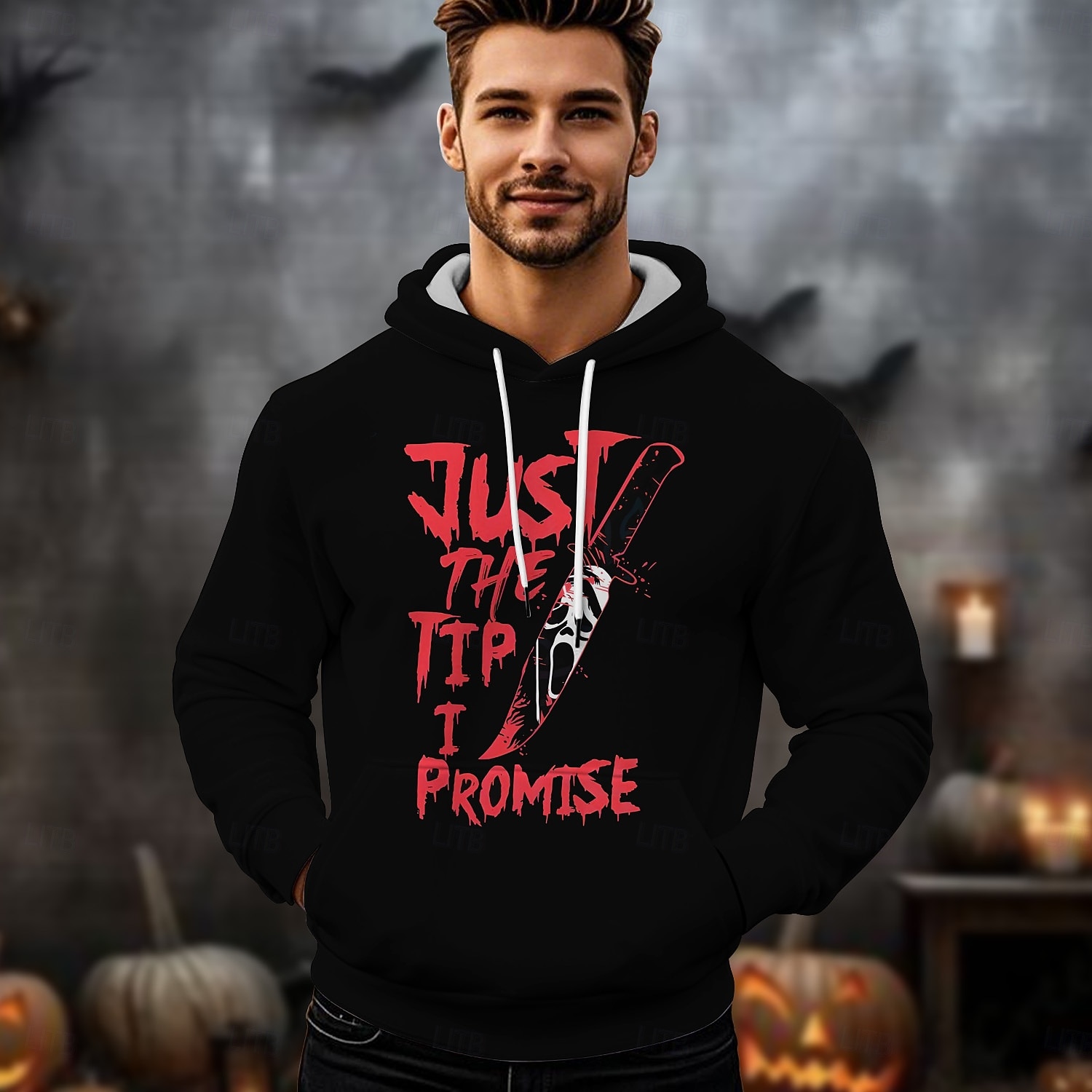 Výkřik Ghostface Kapuce Pullover Postavička Grafika Pro Pánské Dámské Unisex Dospělé předvečer Všech svatých Karneval 3D tisk Výkon Párty 2025 - $29.99 –P2