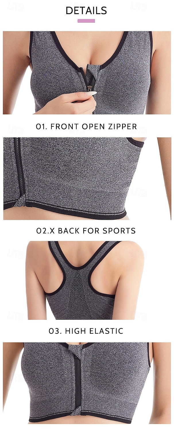 Damskie Stanik sportowy Top do jogi Topy treningowe Łódeczka Elastyczny Oddychający Bez rękawów Sport Kamuflaż Stanik sportowy Krzyżowe plecy Dla Trening w siłowni Bieganie Zdatność Klasyczny krój 2026 - $6.49 –P3