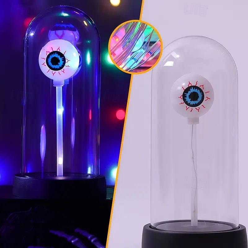 Décoration d'Halloween à LED alimentée par batterie, lumière de fête, globes oculaires lumineux d'horreur et lumières d'ambiance festives pour une utilisation intérieure et extérieure, décorations de de 2025 ? $19.49 –P8