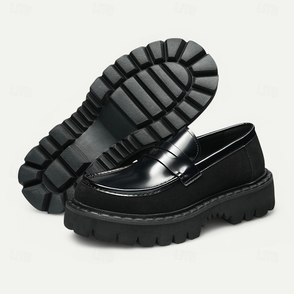 Мужские пенни-лоферы из натуральной кожи, винтажные коричневые, деловые, повседневные туфли для повседневной носки и вечерних мероприятий 2026 - $109.99 –P9