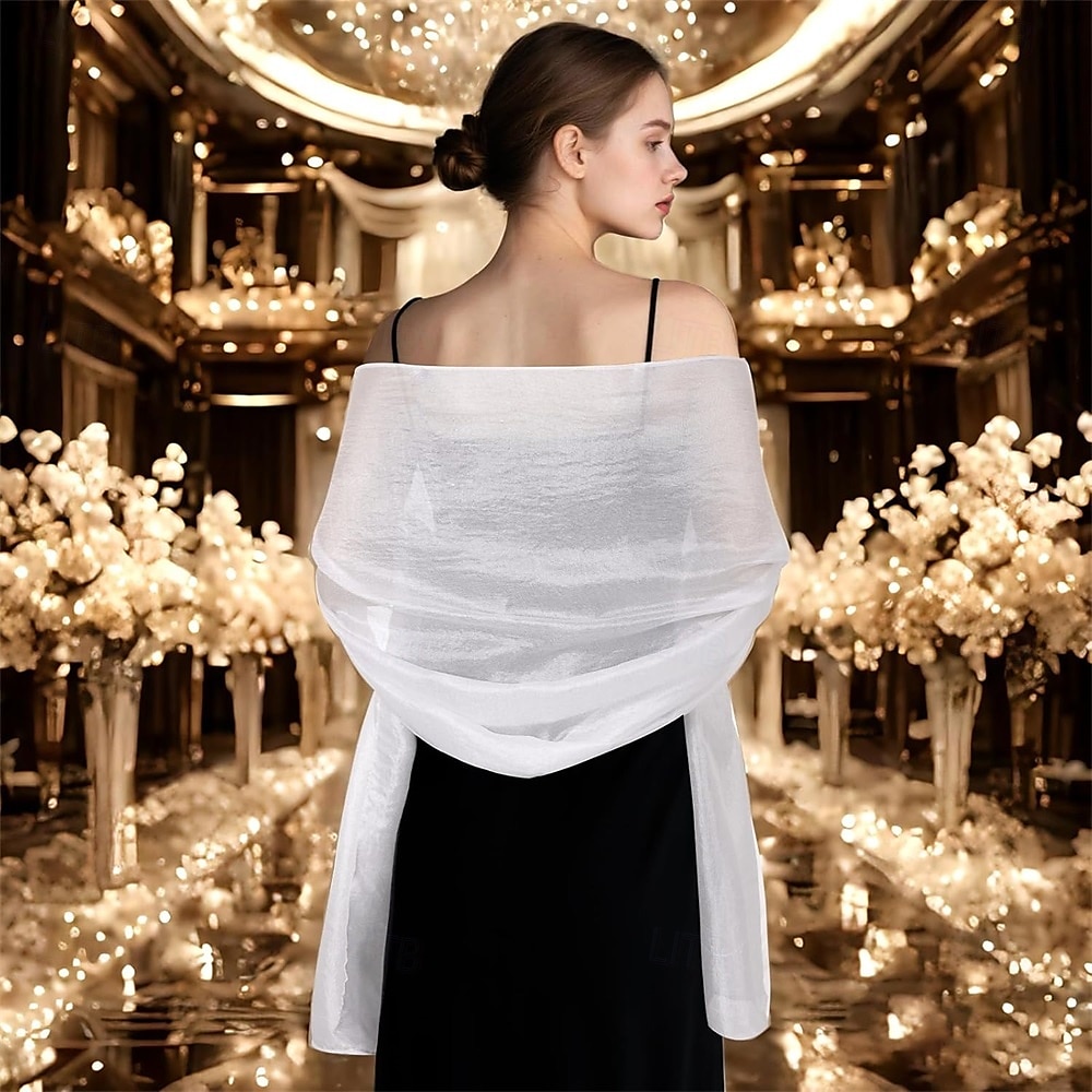 pashmina-sjaler og sjal til aftenkjoler for kvinner, bryllupssjal, brudeskjerf til kvinner, brudepikeskjerf 2025 - $27.99 –P4