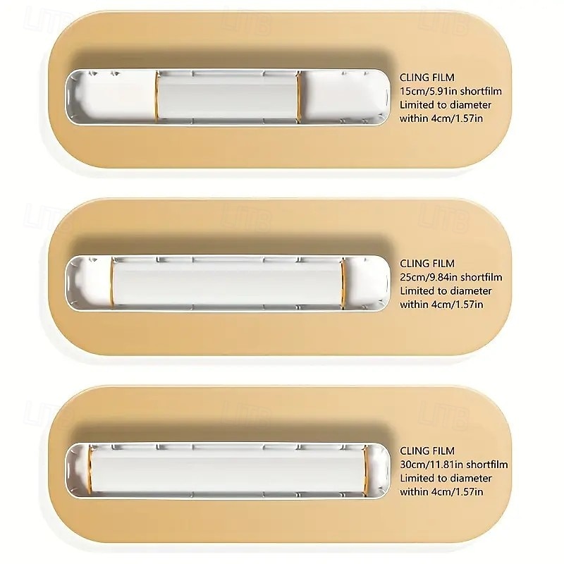 1 taglierina per imballaggi in plastica a doppia funzione – sigillante da cucina multiuso per plastica, alluminio, carta da forno e carta oleata – riutilizzabile e resistente, nero &design bianco del 2026 a $15.99 –P5